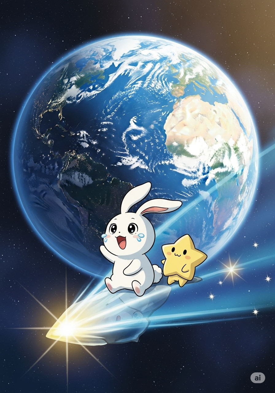 月亮兔子的地球探险