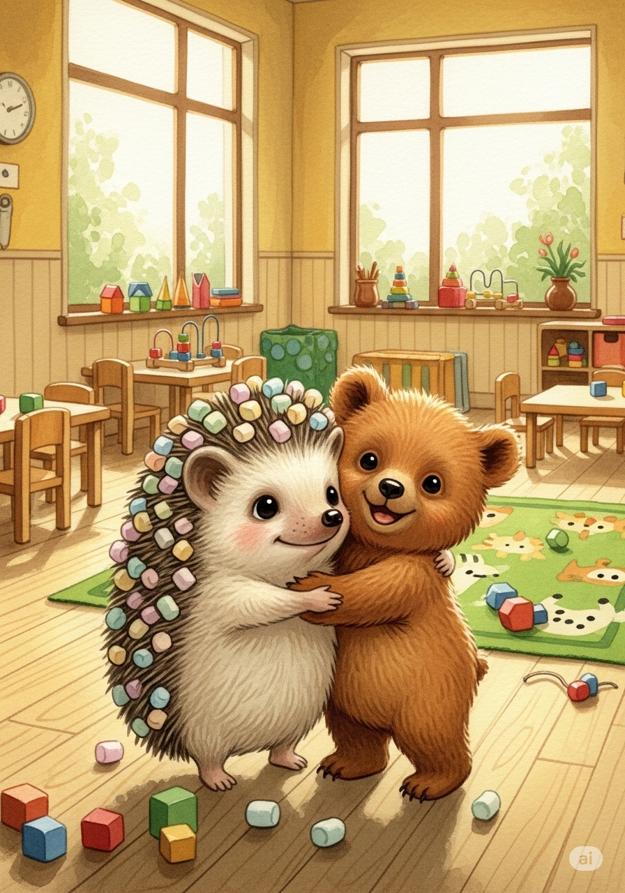 小刺猬的甜蜜开学日